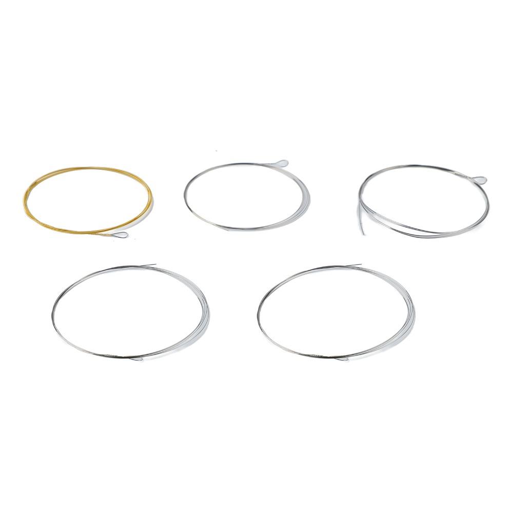 Stainless Steel Material 5 String Banjo Strings Stainless Steel Strings  For Banjo Playing