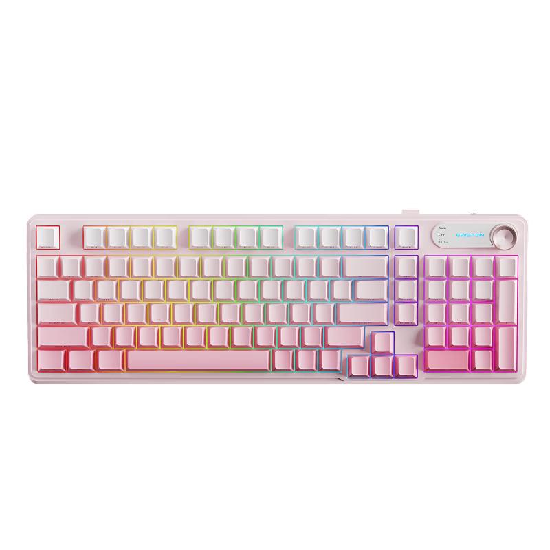 

EWEADN V102/V102 Ultra RGB Безшумна Мембранна Клавіатура з Екраном