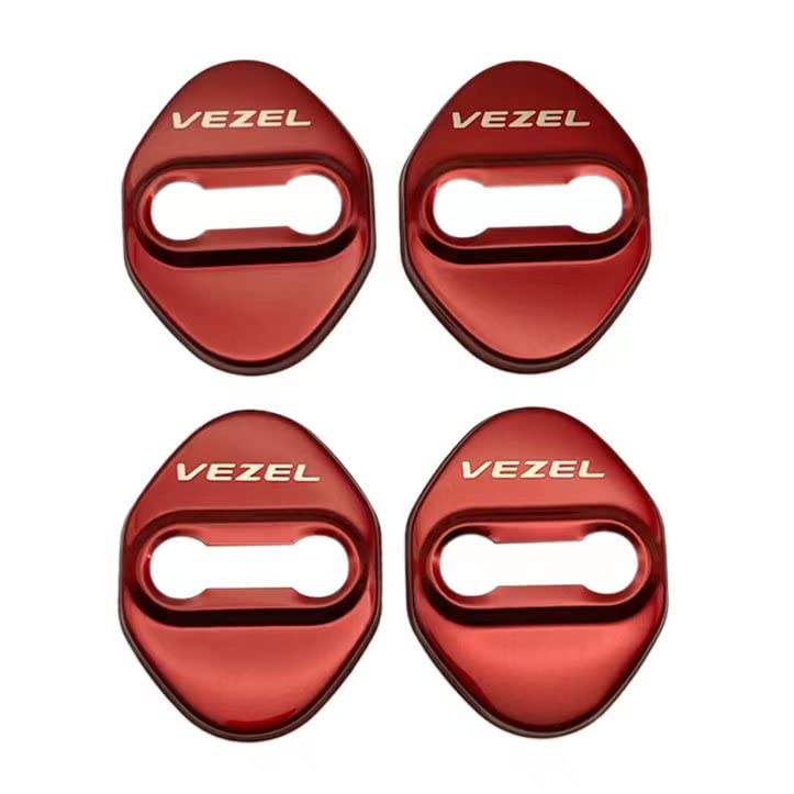 MEKOMEKO Honda New Vezel Striker Cover Door Lock Cover Plated красный