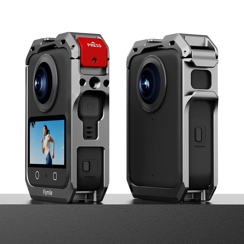 Protective Frame Case For DJI OSMO 360 Quick Release Metal Cage Cold Shoe Mount Aluminium Alloy Shell for DJI OSMO 360 Accessory