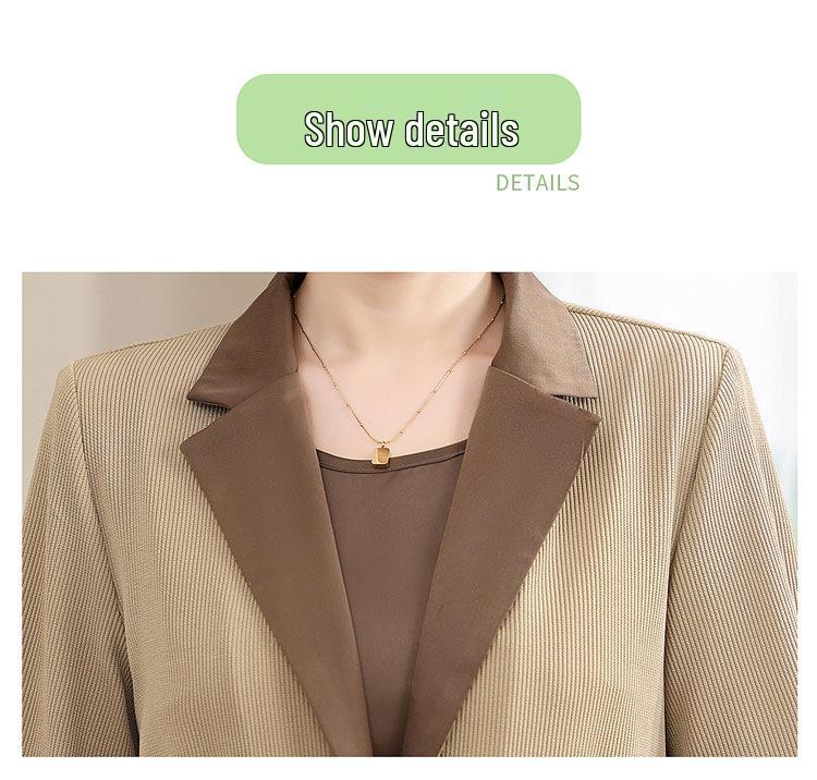 Stylish Autumn Three-Piece Set for 50+ Women: Age-Defying Casual Suit