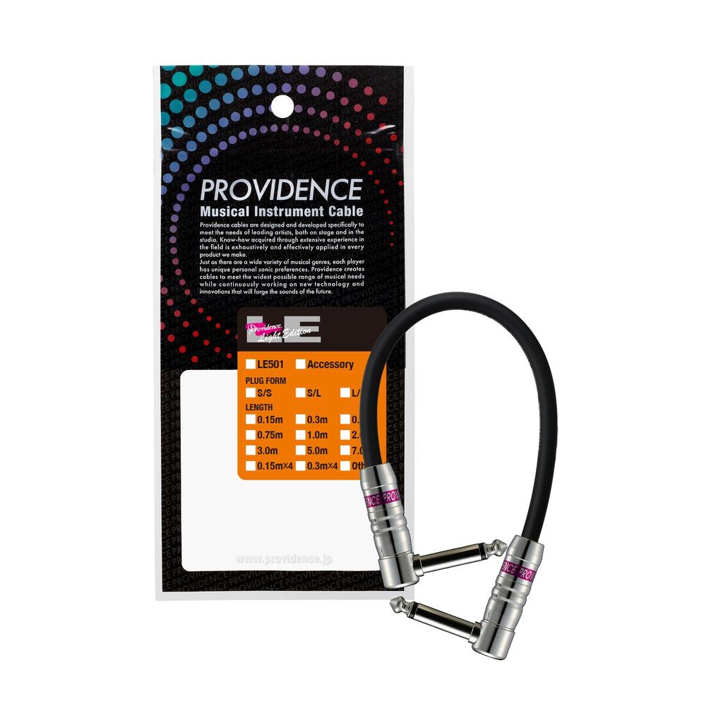 Providence LE501 Patch Cable, 75cm, LL Plug (L-shapedL-shaped), Black
