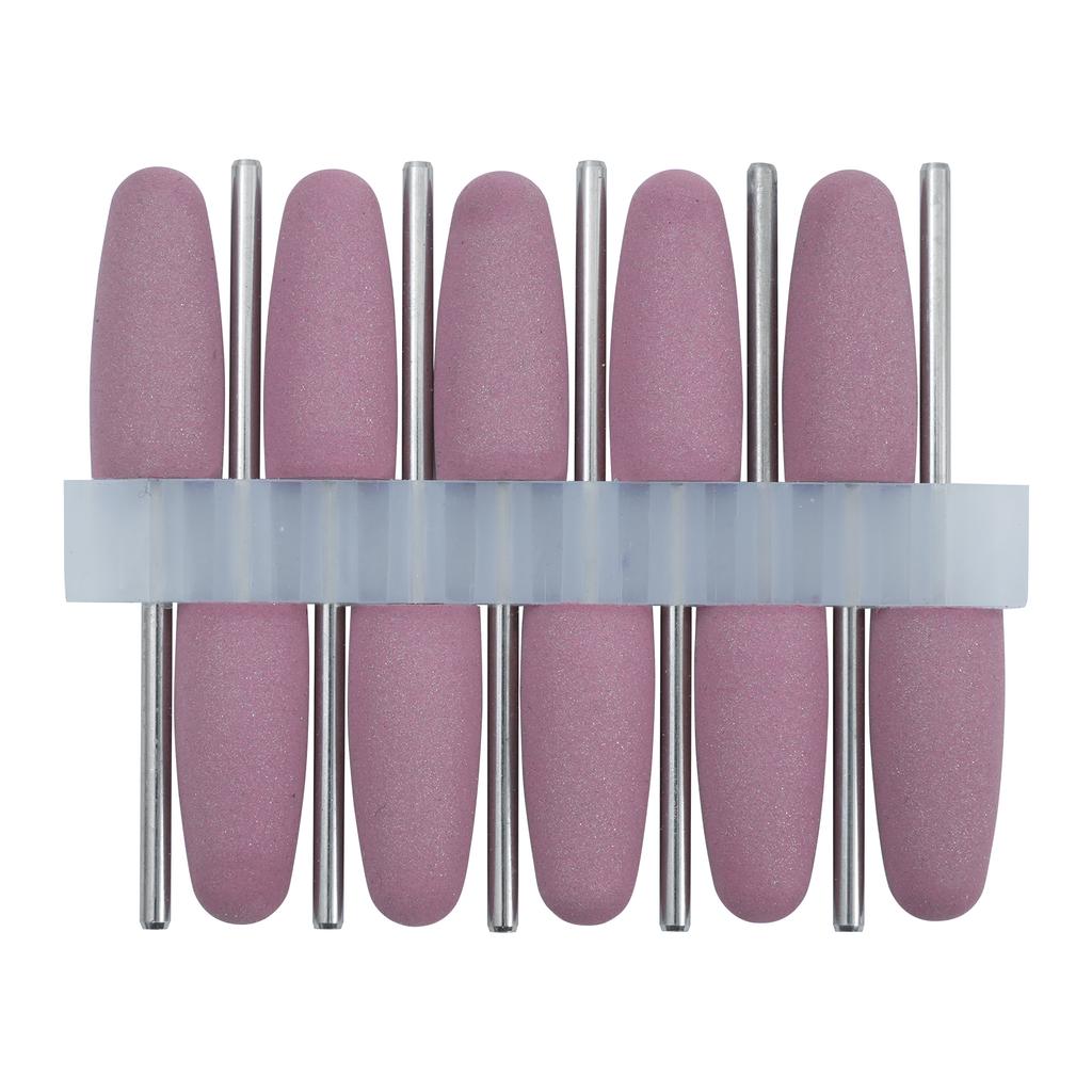 10Pcs/Lot 2.35mm Dental Silicone Rubber Polishers Burs Grinding Heads HP Shank Drill Rotary Teeth Whitening Dentist Tool