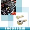 Banjo Bout M6x1 Banjo Slangtuit Bout Fittingen Remleiding Fitting Adapter met Koperen Ringetjes voor Motorfiets Auto (Set van 2)