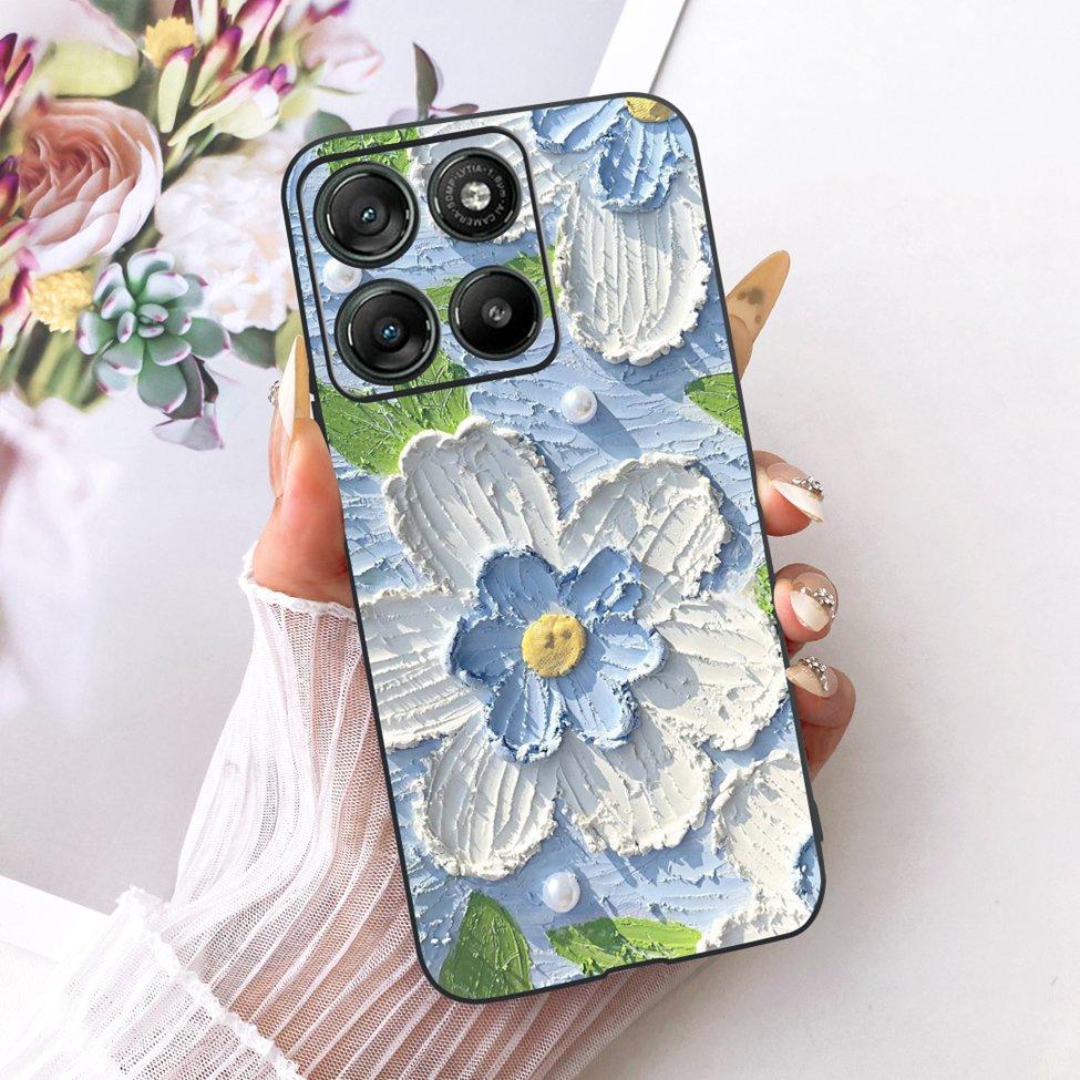 For Moto G57 Power 5G Case Cover Fashion Butterfly Cute Cool Painted Soft Phone Casing For Motorola Moto G57 Power 5G Bumper