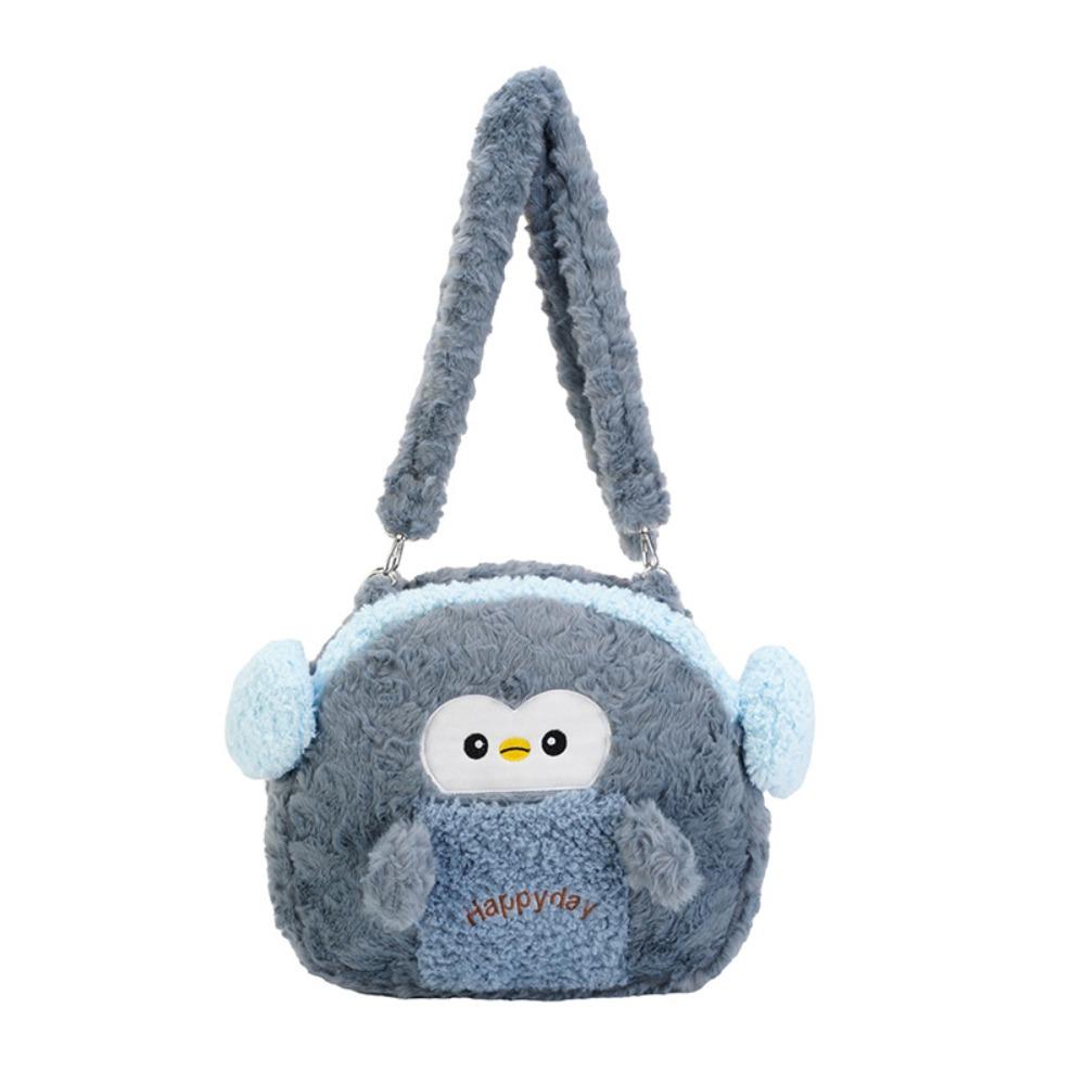 Penguin Capybara Plush Backpack Cartoon Animal Cartoon Capybara Bag  Couple