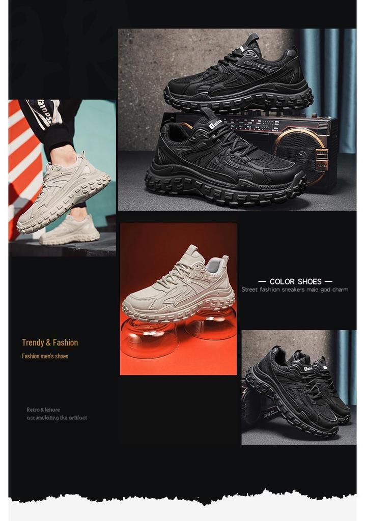 Men's Casual Versatile Non-slip Running Shoes - Breathable, Wear-resistant Spring/Summer Mesh Sports Sneakers.