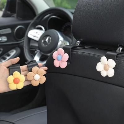 Car Hooks Portable Car Seat Headrest Organizer Hooks Vehicle Seat Back Hook For Purses Bags