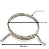 Wysoka Elastyczność Sprężyna Zamka Drzwi Klamra Skręcana Cylinder Akcesorium do Klamki Pierścień Segerowy