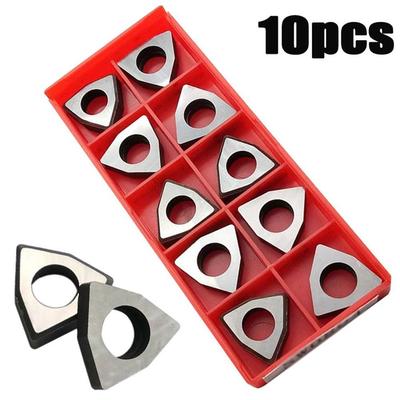 10Pcs MW0804 Carbide Shim Trigon for WNMG0804 Insert Turning Tool Holder Boring