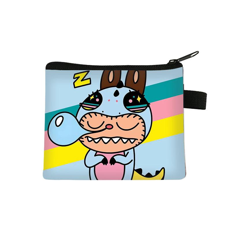New Labubu Children's Coin Purse Student Cartoon Bag Trendy Mini Storage Bag