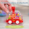 Transparent Gear Car Push Pull Toy Car