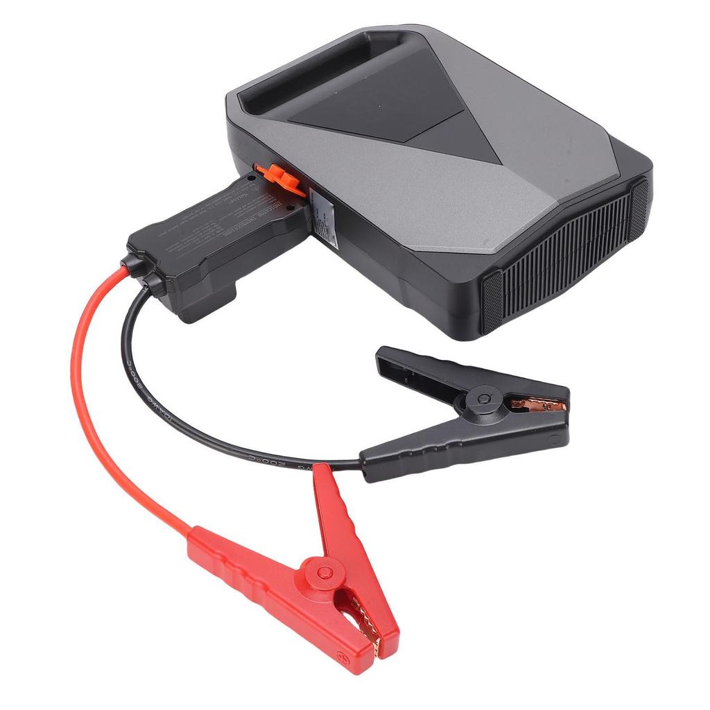 Car Jump Starter Tire Inflator 80W Portable Air Pump Jump Starter Battery Pack with 2 USB Ports 3 LED Light Modes for