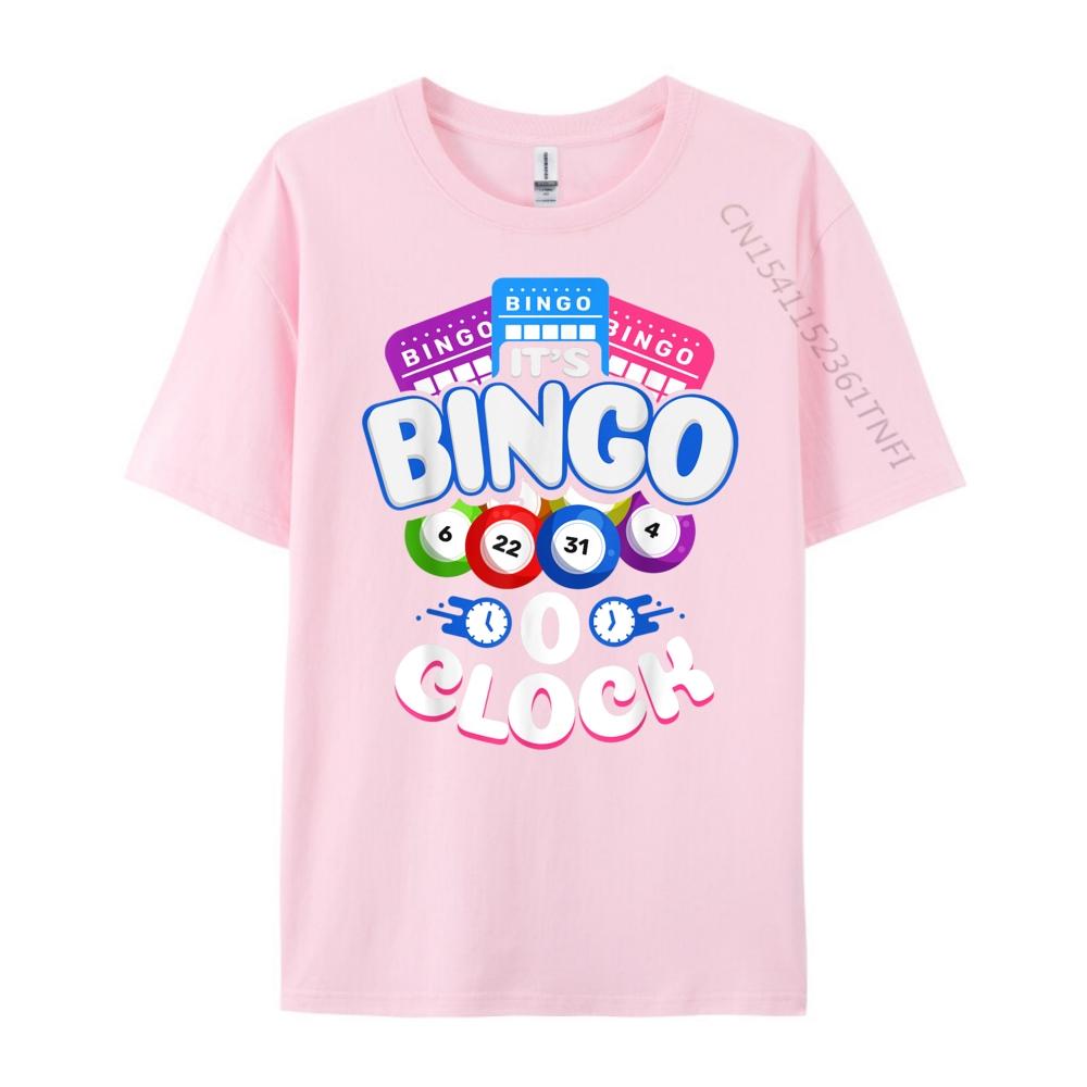 Its Bingo O Clock Bingo Player Grandma Vintage T Shirt Men Mens TShirts Printing