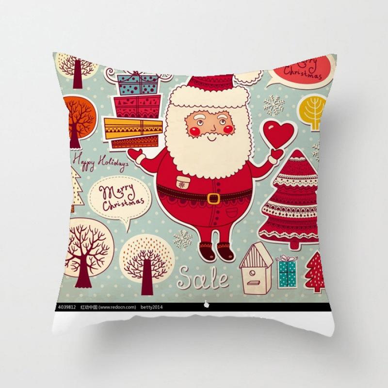 Christmas Series Pillowcases, Sofa, Bedroom Cushion Pillowcases
