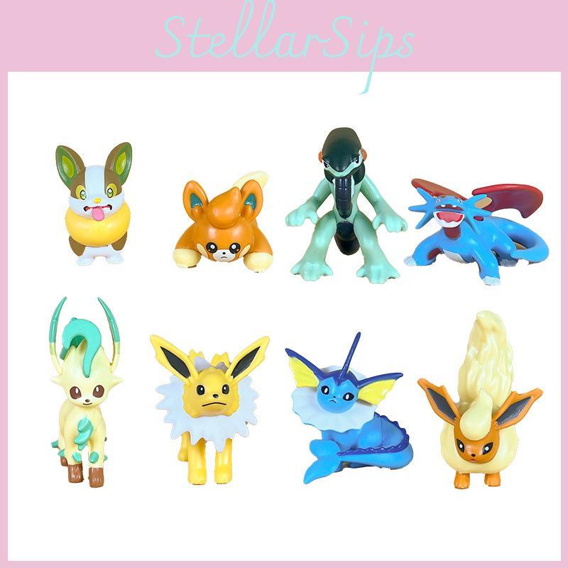 Toy Anime Eeveelution Model Pvc Miniatures For Gift And Decor Home