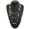 Irregular Pearl Layered Necklace - Spicy Girl Choker Style