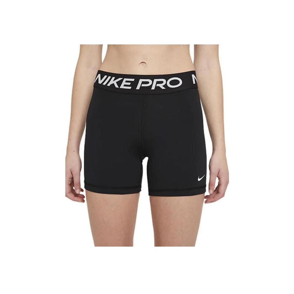 Nike Solid Color Letter Logo Fitness Shorts Women Bottoms Black CZ9831-010