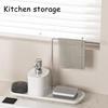 Kitchen Soap Dispenser Set with Dishcloth Holder, Dish Soap Dispenser for Kitchen Sink 5-in-1 Organizer for Kitchen Sink Countertop Storage, Kitchen