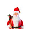 Santa Claus Decor Standing Christmas Ornament Giant Table Figurine for Festive Holiday Decorations