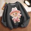 Children's Fashion Hoodies for Spring and Autumn: Round-neck, Long-sleeved, Loose Hoodies for Boys and Girls