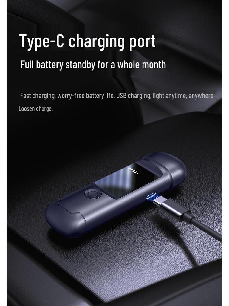 High-Precision Breathalyzer Alcohol Tester for Traffic Safety