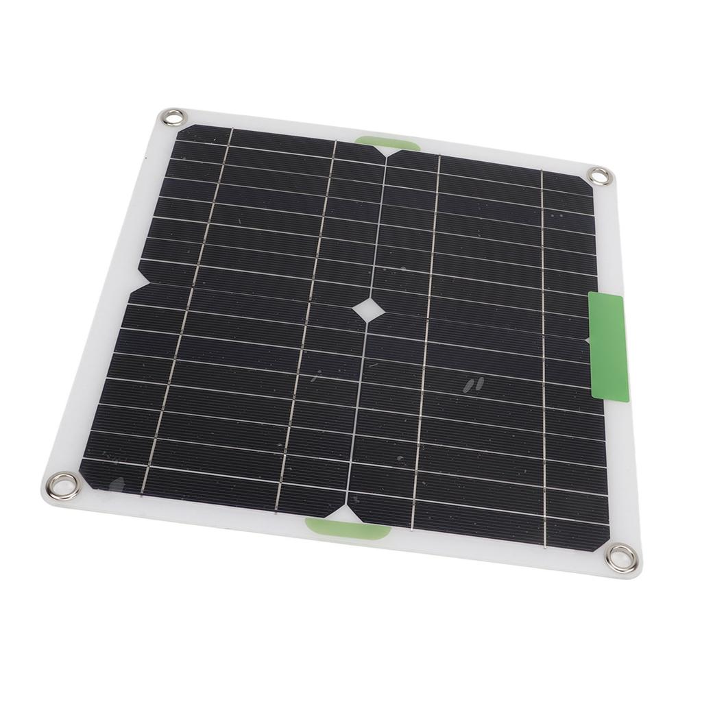 Panneau Solaire Portable 200W 12V Monocristallin Taux de Conversion Élevé pour Automobiles Maisons Bateaux Campi