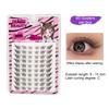C Curl Black False Eyelashes Lightweight Comfortable DIY Curling Eyelash Clusters for Stage and Daily Makeup
