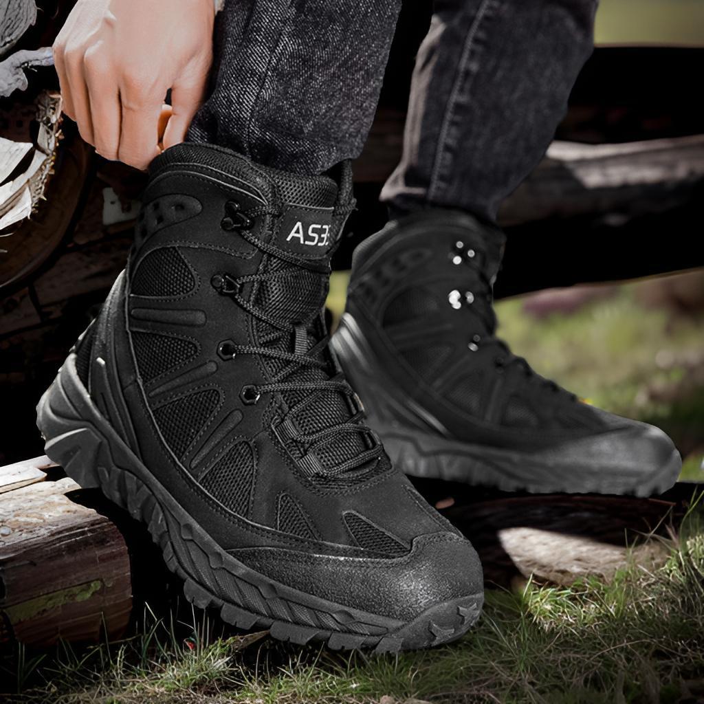 Men's Large Size Tactical Boots: Non-Slip, Wear-Resistant for Outdoor Camping, Jungle, Desert Training
