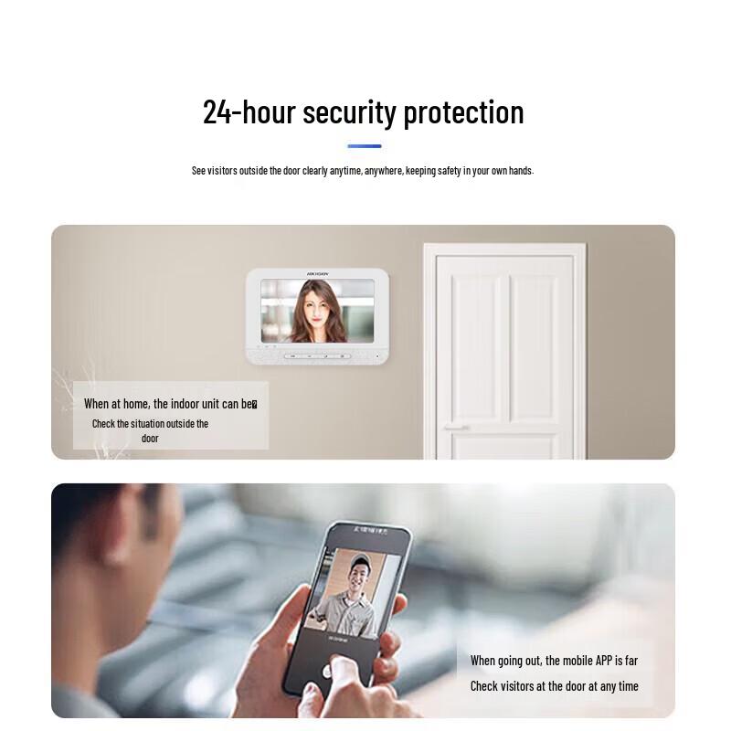 Hikvision 7-inch Smart Video Intercom with Facial Recognition