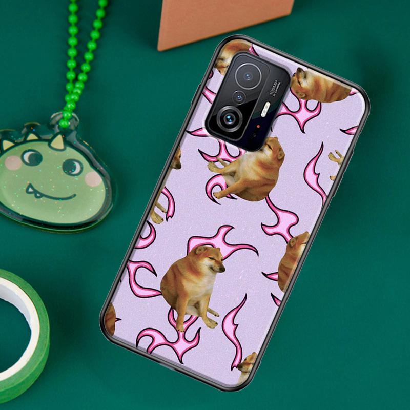 Doge Dog Cheems Meme Case For POCO F5 X5 X3 Pro X4 F4 GT F3 M5s C40 Cover For Xiaomi 13 12 Lite 11T 12T Pro 12X