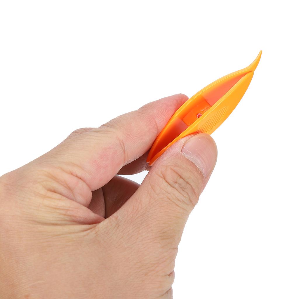 2pcs Tatting  s Plastic Tatting  s Craft Tool for   Hand Sewing Knitting(Orange Yellow )