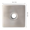 Stainless Steel Shower Arm Cover Plate Extra Large Plumbing Cover Plate  Shower Repair