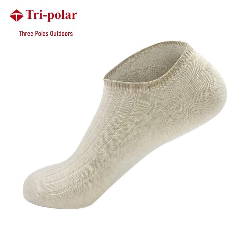 Tri-polar TP6094 Men s Invisible No-Show Socks L
