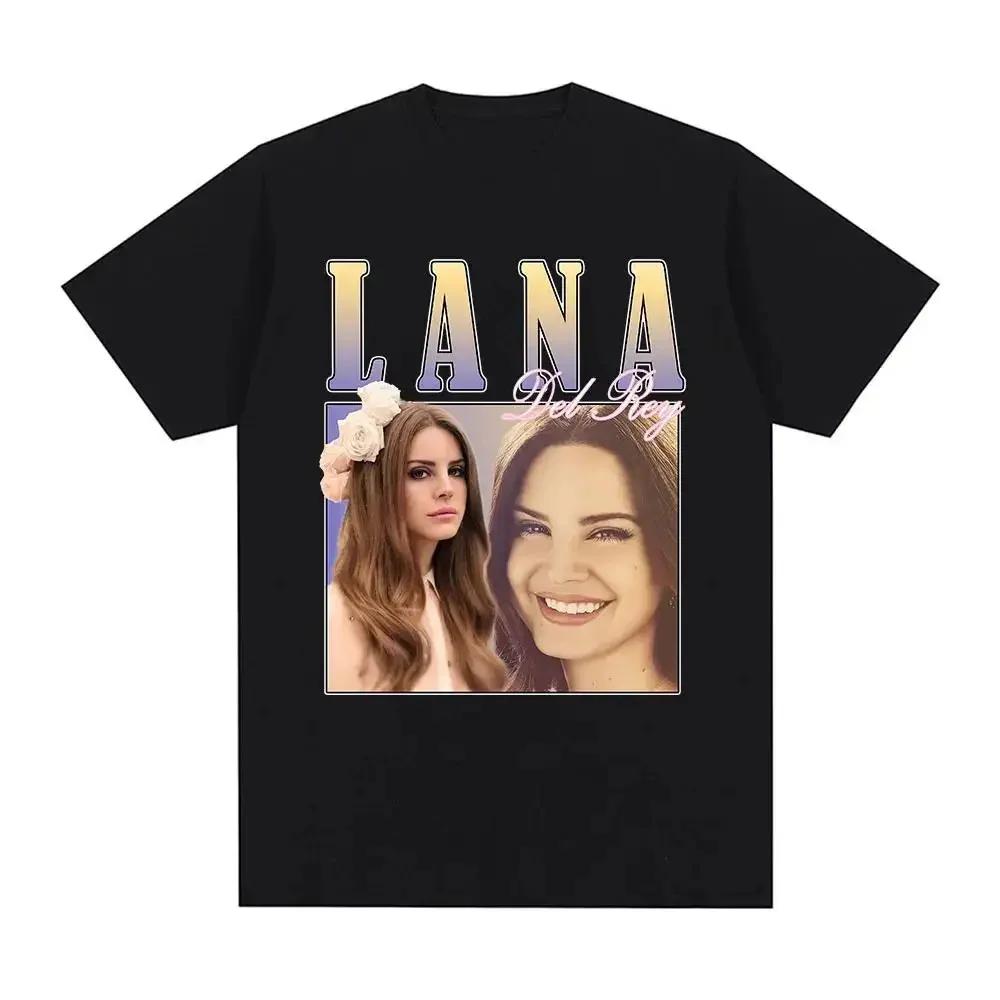 

Singer Lana Del Rey Print T Shirt Women Fashion Hip Hop UNISEXs Tshirts Streetwear Harajuku Short Sleeve TShirt Unisex Summer Tee 4XL