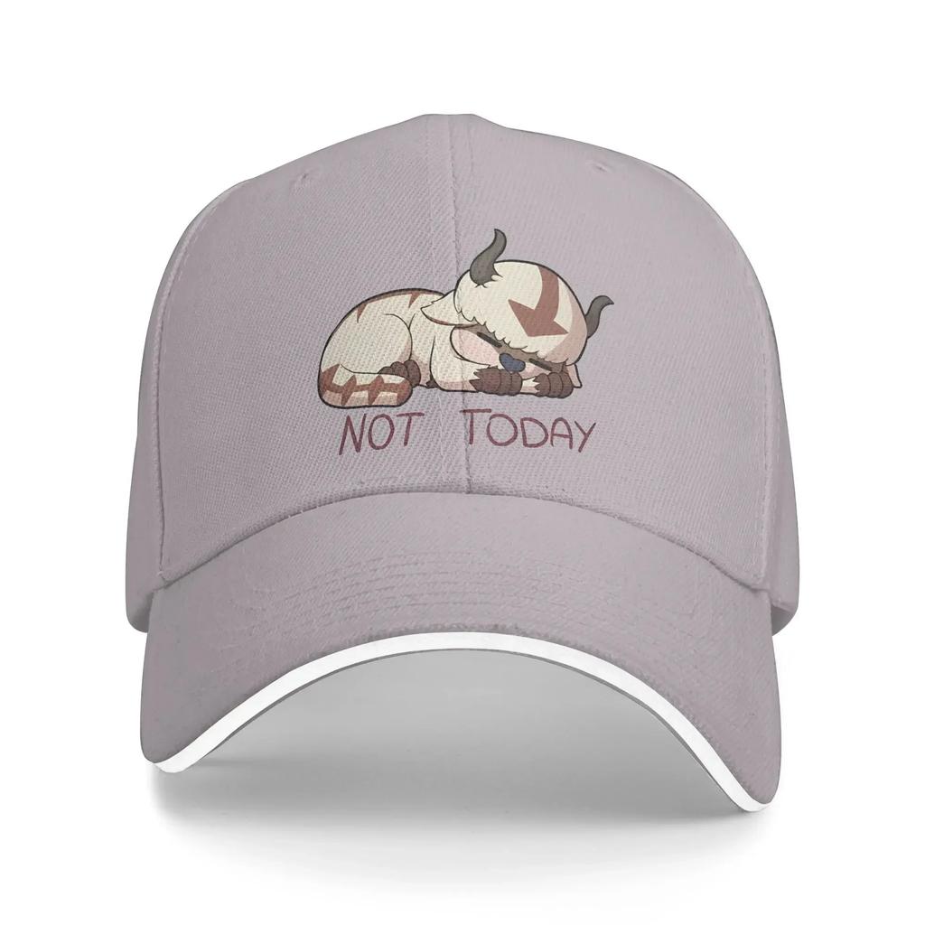 aAppa Not Today Baseball Caps Retro The Last Airbender Sandwich Caps for Men Women Breathable Sun Hat Sport