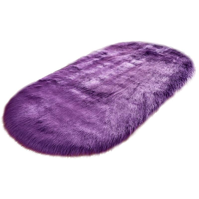 American TENU Xi Yin Oval Machine Washable Carpet for Living Room, Bedroom, Study, and Kids' Room