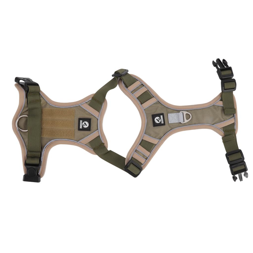 Pet Harness Adjustable Comfortable Breathable Escape Proof Reflective Dog Vest Harness for Large