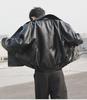 Trendige Herren-Motorradjacke aus PU-Leder – Stilvoller und entspannter Schnitt für Frühling und Herbst