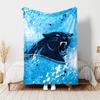 1pc Blanket - Carolina Panthers Print Design, Lightweight Blanket for Sofa, Bed- Soft &Warm, Gift for All Seasons