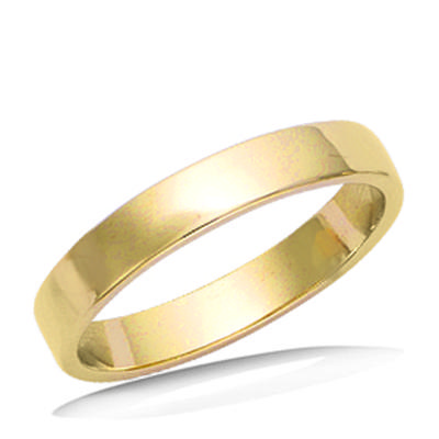 Wedding Band Gold Plated 'Lien d'Amour' Golden - 3 Mm