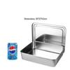 Stainless Steel Condiment and Ingredient Storage Box Set with Lids