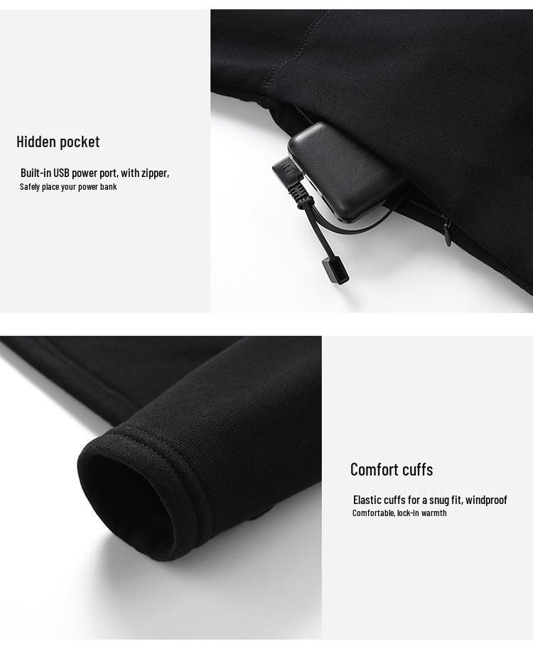 Smart Heated Underwear Set: Men & Women Full Body Warmth, 52 Zones + Velvet
