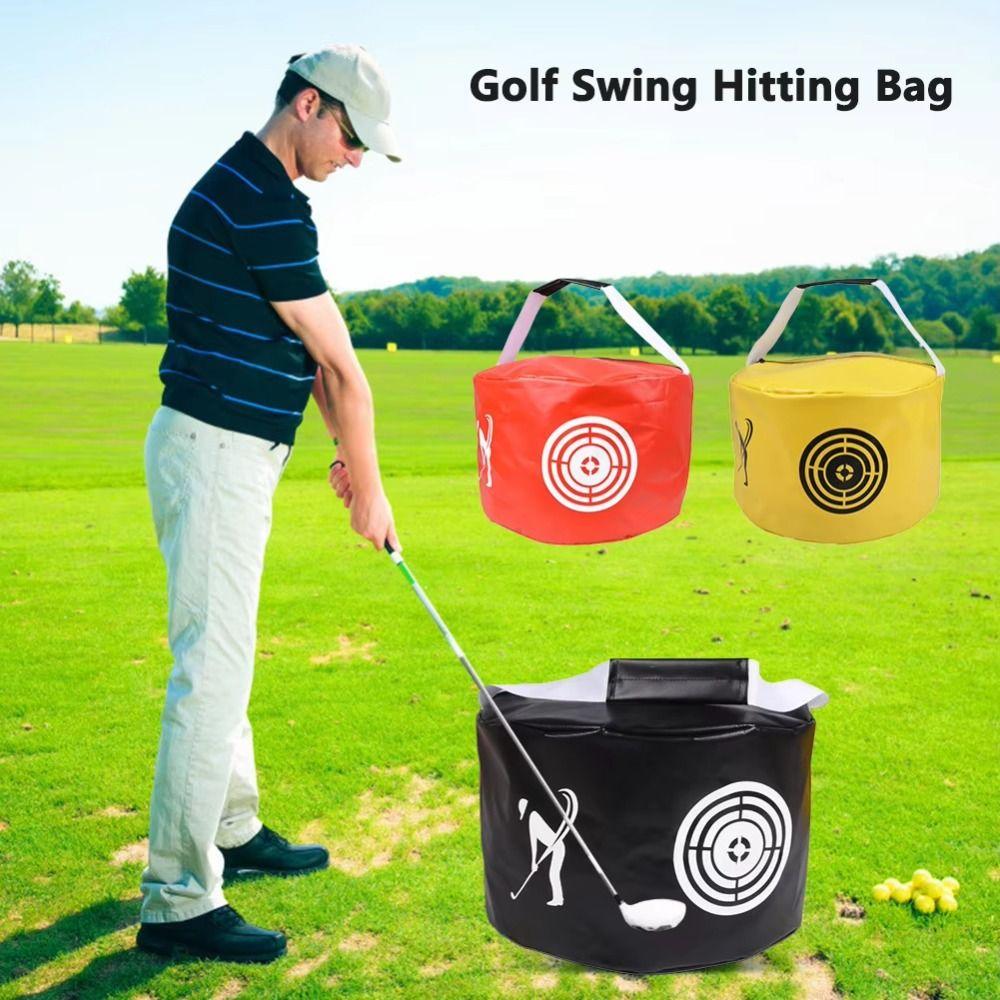 Improve Accuracy Golf Impact Power Smash Bag Impact Resistant Golf Swing Trainer  Golfer Gifts