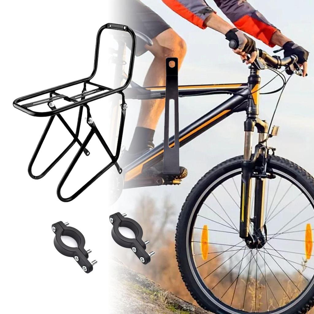 Bike Front Rack Carrier Luggage Shelf Equipment Holder Stand Bicycle Fork for
