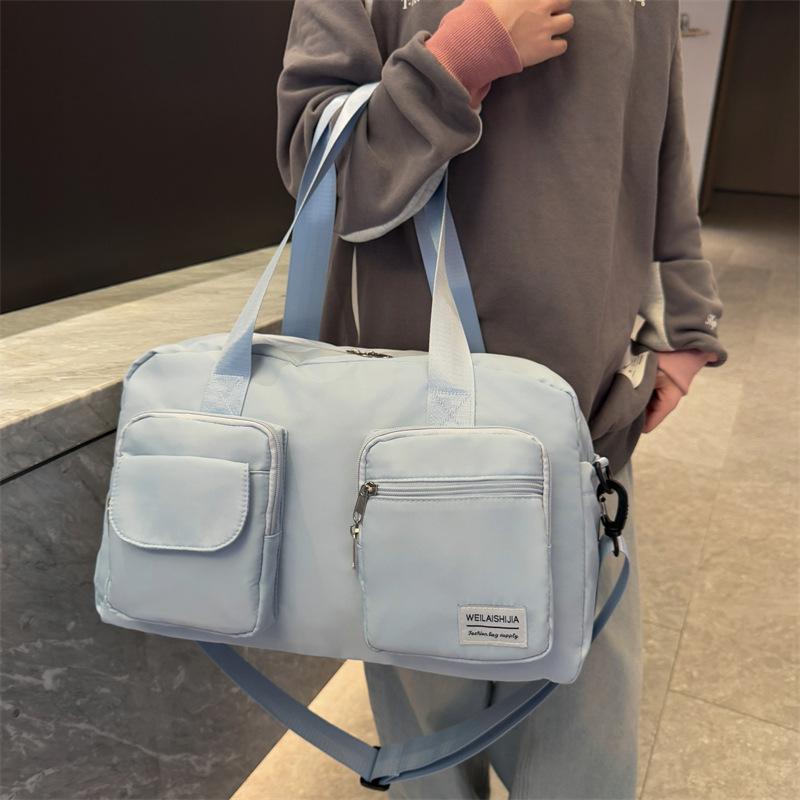 The New Wet and Dry Separation Sports Fitness Bag Goes Out for Short Trips, Multi-pocket Portable Travel, Including Paper