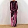 Women's Velvet Long Sleeve Top and Wide Leg Pants Set In 5 Colors