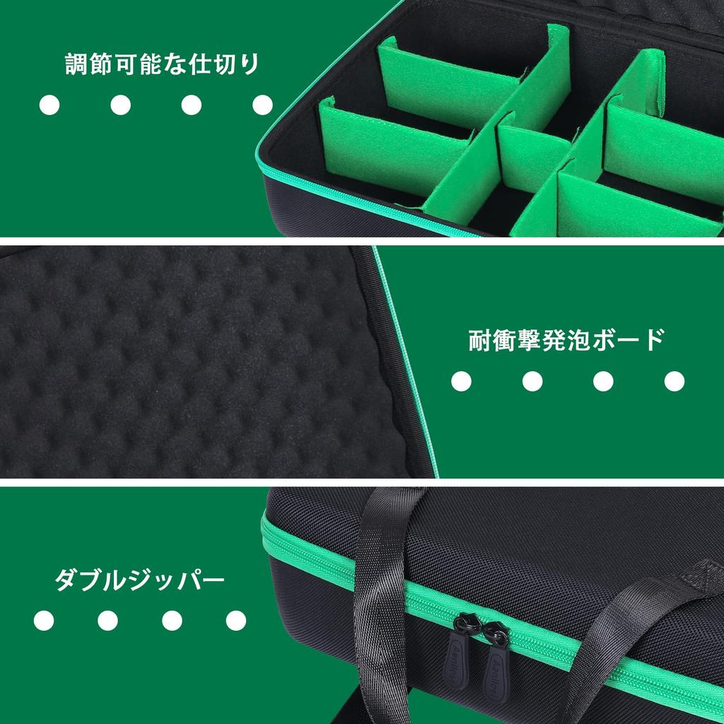 HiKOKI (formerly Hitachi Koki) Lithium-ion Battery Storage Case (Case Only) - Holds Multiple Batteries (36V, 18V, 14.4V, 12V, 10.8V, 9.6V, 7.2V, 3.6V)