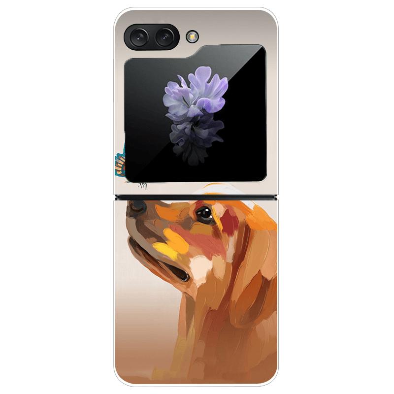 For Samsung Z Flip7 Hard Case ZFlip7 5G Transparent PC Phone Cases For Galaxy Z Flip 7 Fashion Cartoon Clear Protective Fundas