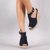 Sandals Breathable and Versatile One-shoulder Buckle Shoes High-heeled Fish-mouth Shoes